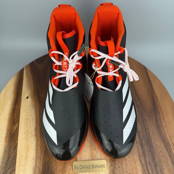 Adidas Adizero Chaos Turf Football Cleats Miami Hurricanes JQ4256 Size 13 NWT main image 5